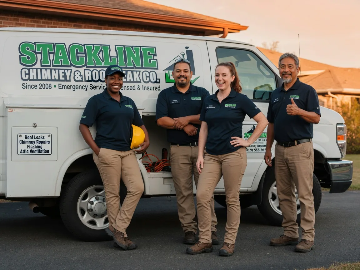 Chimney flashing repair company in New Church, VA